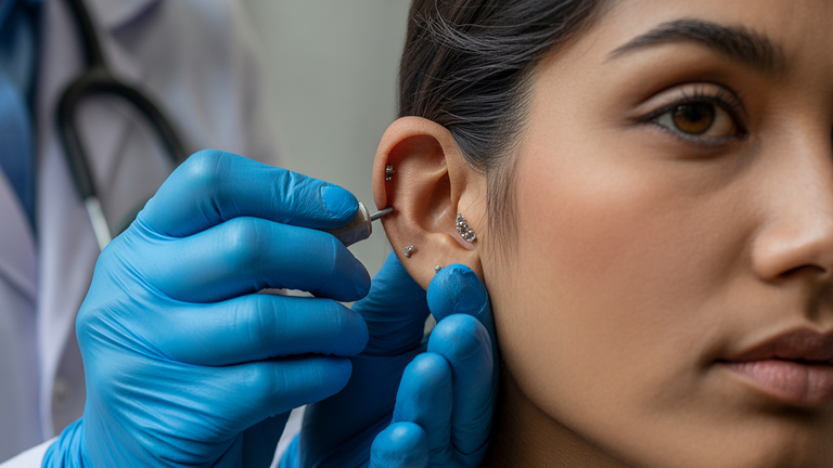 Ear piercing